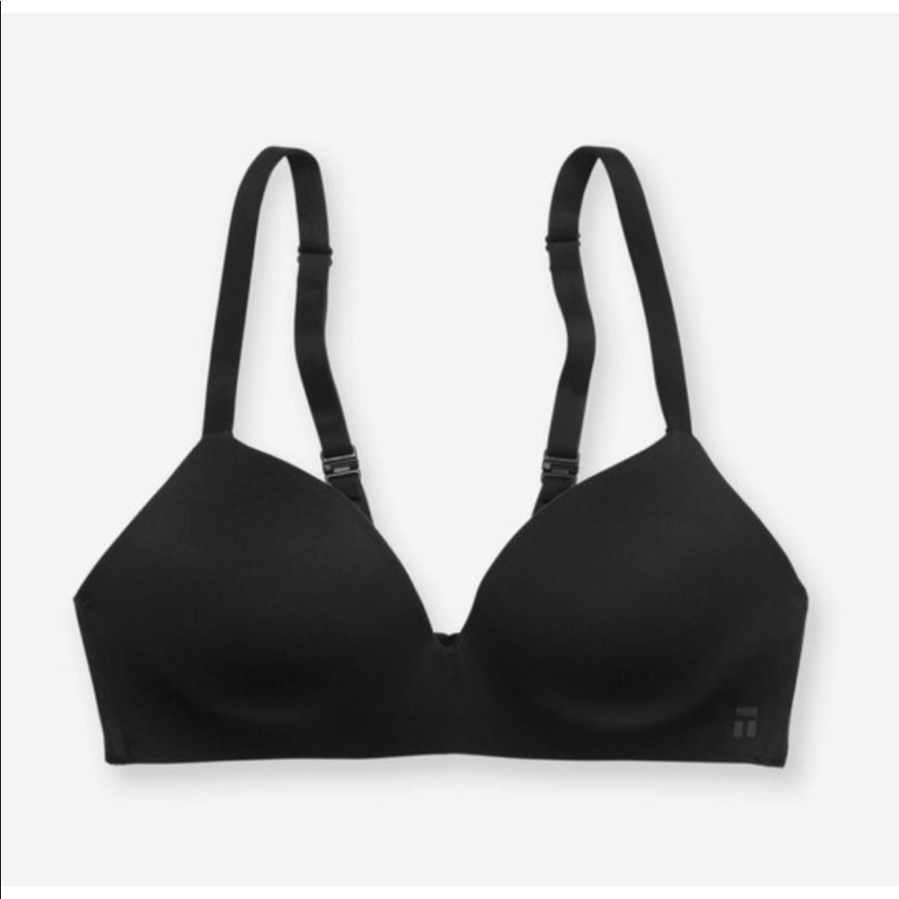Tommy John Second Skin Lightly Lined Demi Bra Black